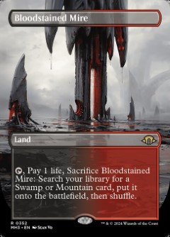 Bloodstained Mire Modern Horizons 3 Alternate Art